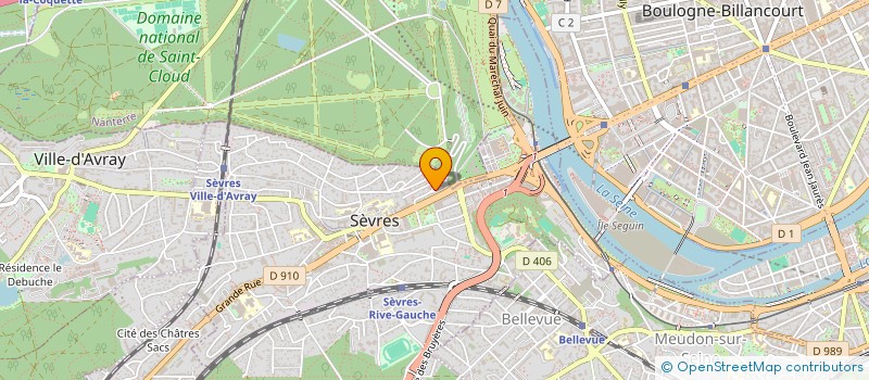 localisation de l'entreprise FLAVEUR ASPAR à SEVRES