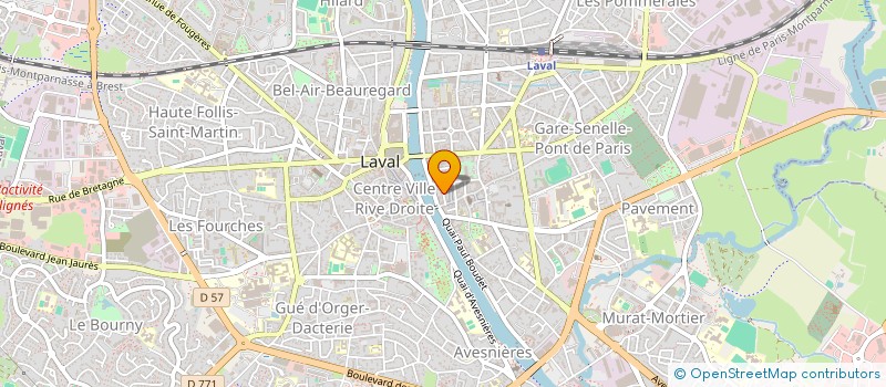 localisation de l'entreprise FLAVEURS AUTHENTIQUES DE FRANCE à LAVAL