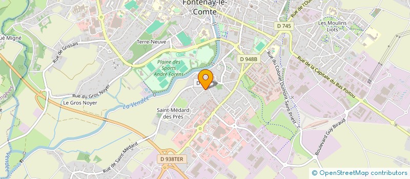 localisation de l'entreprise FLAVI II  FONTENAY-LE-COMTE