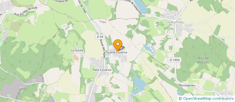 localisation de l'entreprise FLAVIA, ASSOCIATION POUR LES PAPILLONS ET LEUR ETUDE  TREPT