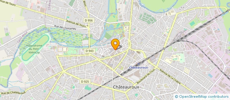 localisation de l'entreprise FLAVIE à CHATEAUROUX