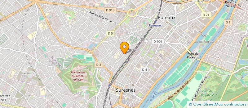 localisation de l'entreprise FLAVIE à SURESNES