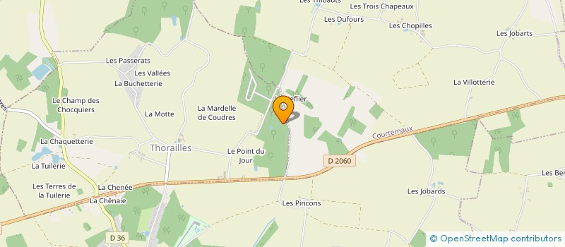 localisation de l'entreprise FLAVIE  THORAILLES