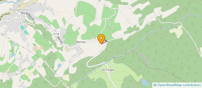 localisation de l'entreprise FLAVIE AUDINO  FOUGEROLLES-SAINT-VALBERT