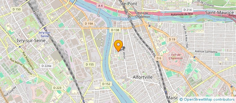 localisation de l'entreprise FLAVIEIMMO à ALFORTVILLE