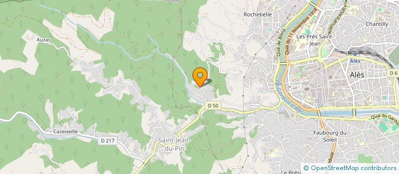 localisation de l'entreprise FLAVIEN BRES ARCHITECTURE  ALES