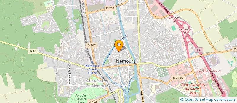 localisation de l'entreprise FLAVIEN CHAMAULT ET CELINE LE BRIS-BOURDOU, NOTAIRES  NEMOURS