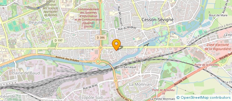 localisation de l'entreprise FLAVIEN HEREM EXPERTISES  CESSON-SEVIGNE