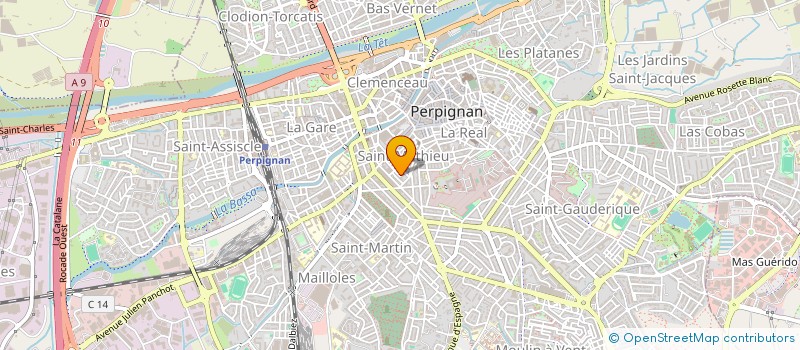 localisation de l'entreprise FLAVIEN LEFOUR  PERPIGNAN