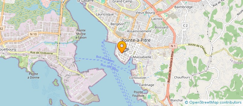 localisation de l'entreprise FLAVIEN'S COS à POINTE-A-PITRE