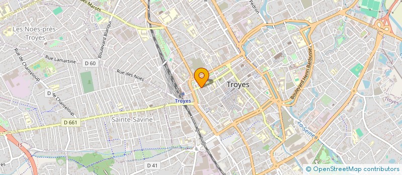 localisation de l'entreprise FLAVIMA à TROYES