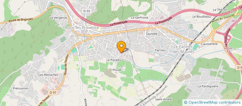 localisation de l'entreprise FLAVIO  LE LUC