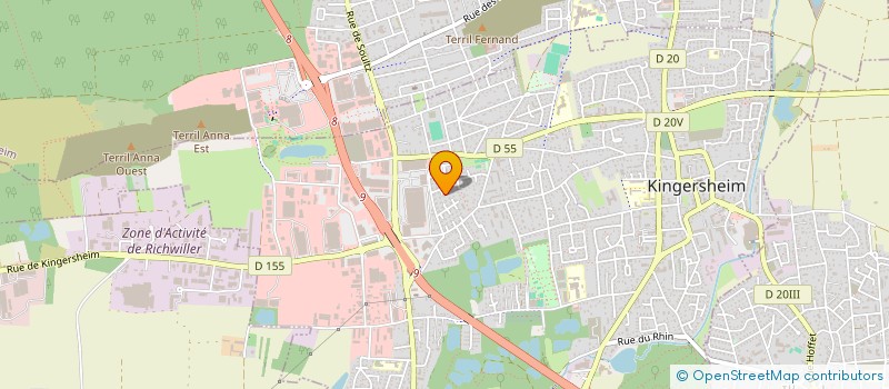 localisation de l'entreprise FLAVIO  KINGERSHEIM