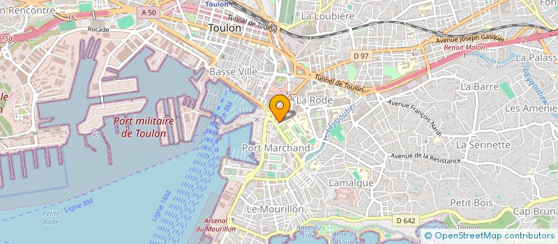 localisation de l'entreprise FLAVOR à TOULON