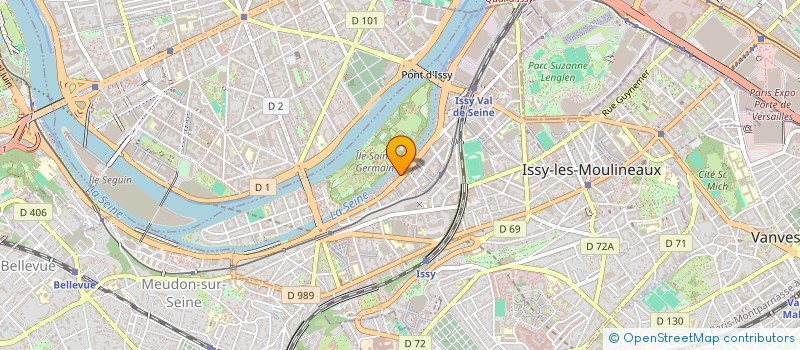localisation de l'entreprise FLAVOROAD à ISSY-LES-MOULINEAUX