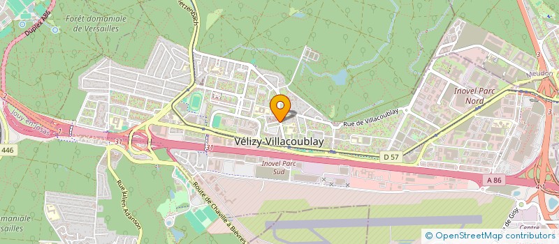 localisation de l'entreprise FLAWVISUALS  VELIZY-VILLACOUBLAY