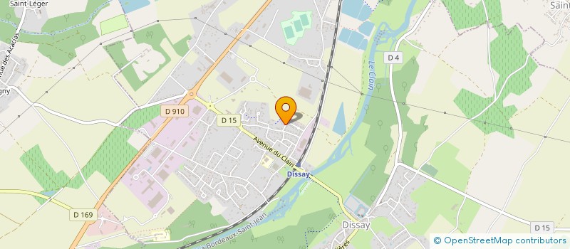 localisation de l'entreprise FLAXIA-GESTION  DISSAY