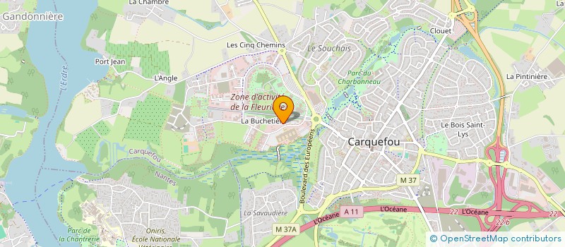 localisation de l'entreprise FLAXIMMO  CARQUEFOU