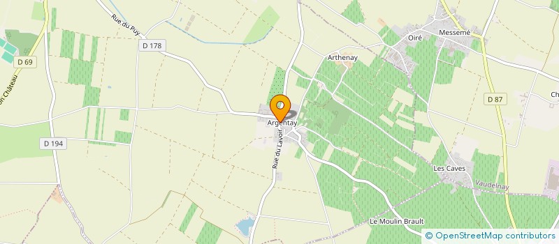 localisation de l'entreprise FLAY FINANCE  DENEZE-SOUS-DOUE