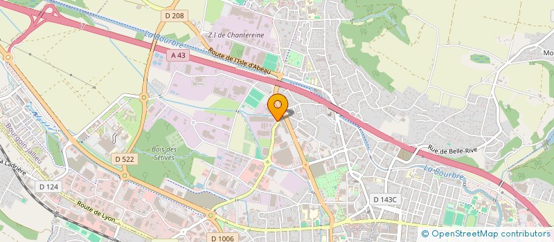 localisation de l'entreprise FLAYALOU à BOURGOIN-JALLIEU