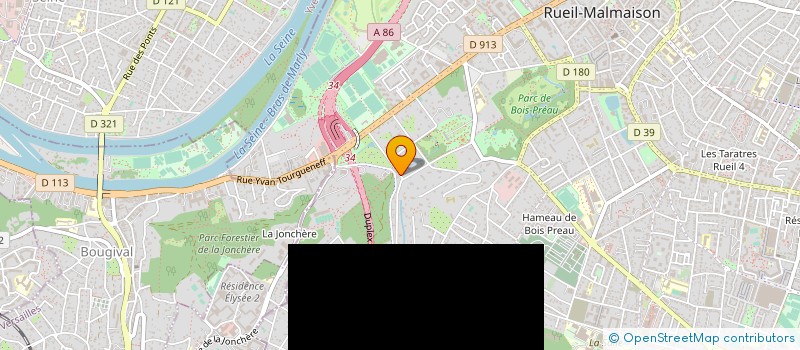 localisation de l'entreprise FLAYM à RUEIL-MALMAISON
