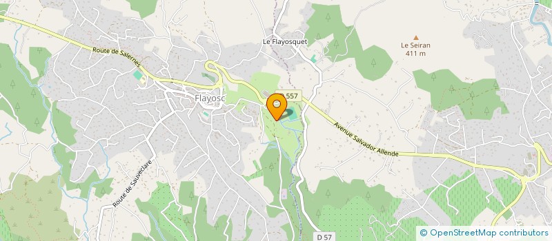 localisation de l'entreprise FLAYOSC ATHLETIC CLUB à FLAYOSC