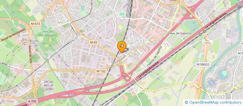 localisation de l'entreprise FLB à MONTPELLIER