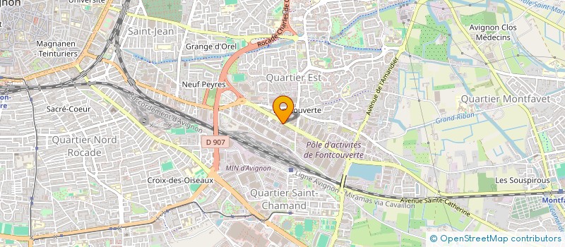 localisation de l'entreprise FLB  AVIGNON