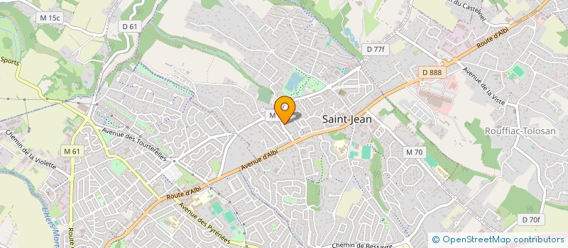 localisation de l'entreprise FLB à SAINT-JEAN