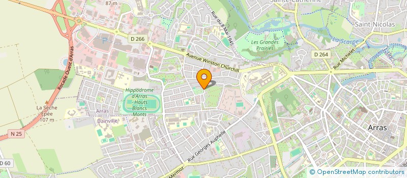 localisation de l'entreprise FLB ASSET à ARRAS
