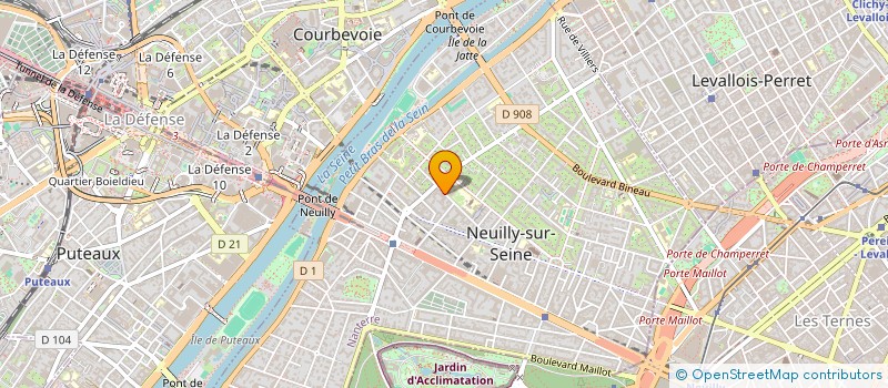 localisation de l'entreprise FLB PACIFIC à NEUILLY-SUR-SEINE