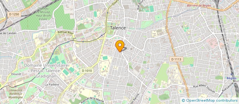 localisation de l'entreprise FLB SUNRISE à TALENCE