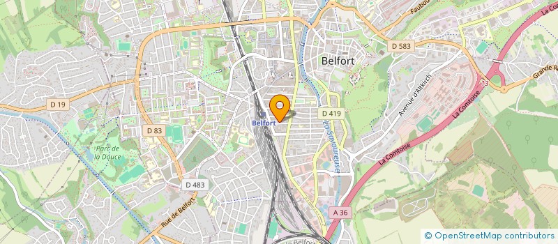 localisation de l'entreprise FLBD  BELFORT