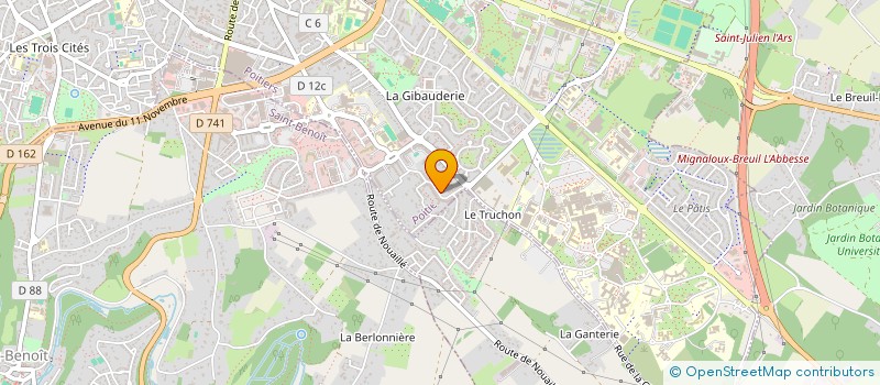 localisation de l'entreprise FLBIO86 à POITIERS