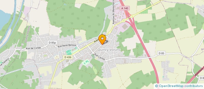 localisation de l'entreprise FLBL à QUINCY-VOISINS