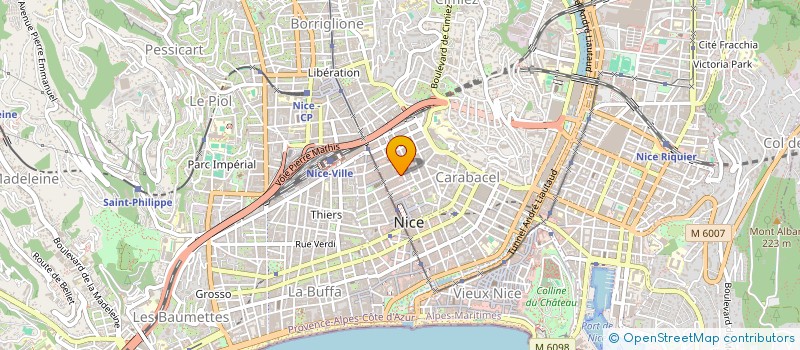 localisation de l'entreprise FLBL HOLDING à NICE