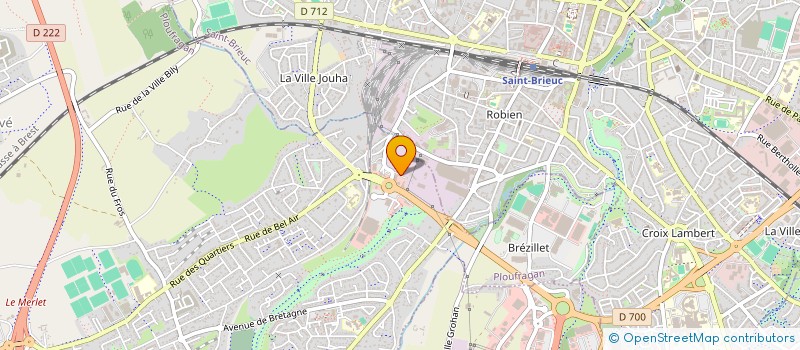 localisation de l'entreprise FLC 22 à SAINT-BRIEUC