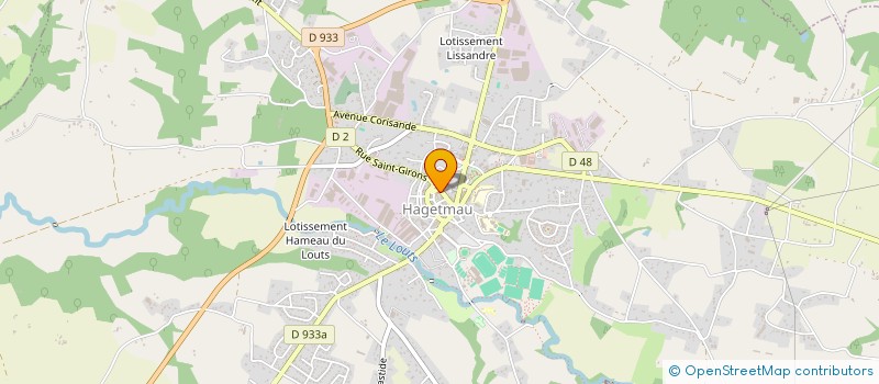 localisation de l'entreprise FLC à HAGETMAU