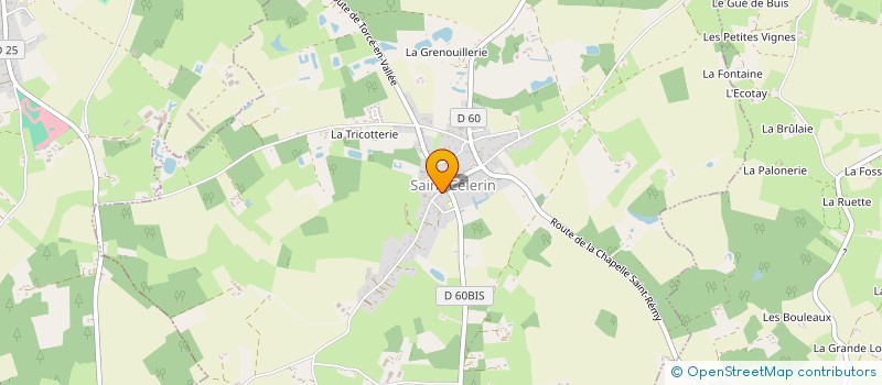 localisation de l'entreprise FLC à SAINT-CELERIN