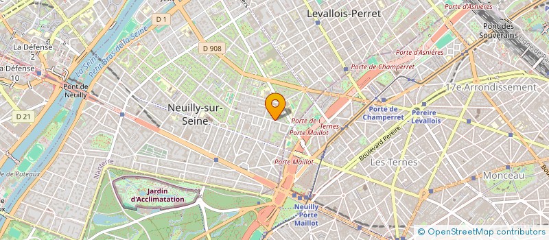 localisation de l'entreprise FLC à NEUILLY-SUR-SEINE