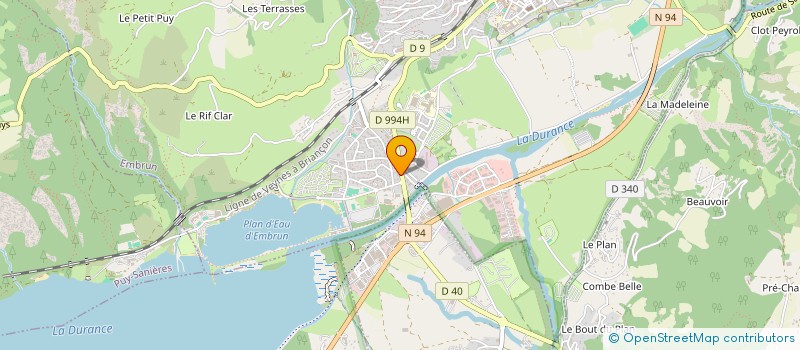 localisation de l'entreprise FLC  EMBRUN