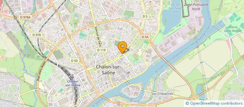 localisation de l'entreprise FLC COIFFURE à CHALON-SUR-SAONE