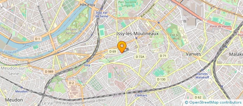 localisation de l'entreprise FLC CONSEIL à ISSY-LES-MOULINEAUX