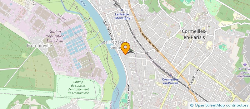 localisation de l'entreprise FLC FOCH  LA FRETTE-SUR-SEINE