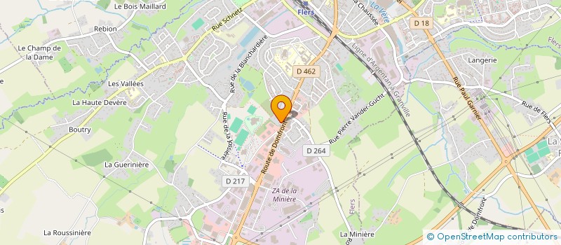 localisation de l'entreprise FLC IMMOBILIER à FLERS