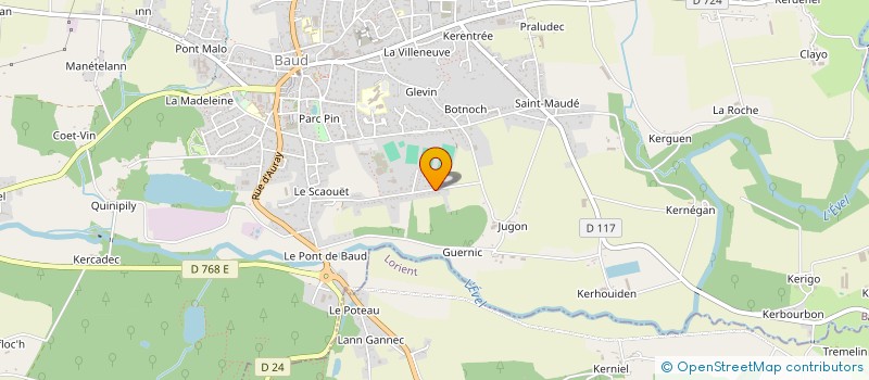 localisation de l'entreprise FLC MENUISERIE  BAUD