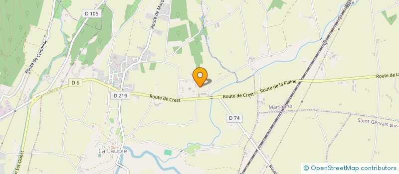 localisation de l'entreprise FLC SUZAT  MONTELIMAR