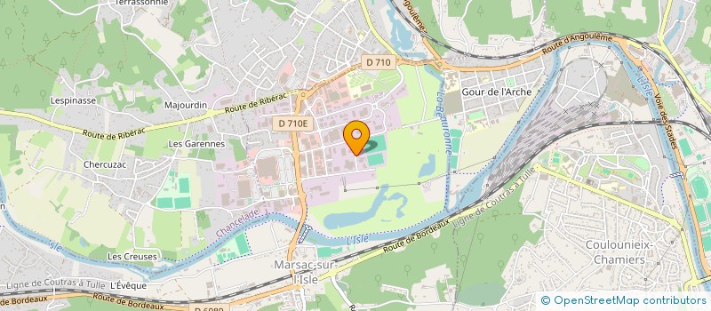 localisation de l'entreprise FLCI VDL  MARSAC-SUR-L'ISLE