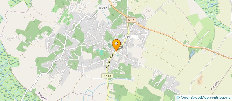 localisation de l'entreprise FLCOUVERTURE  BREUILLET