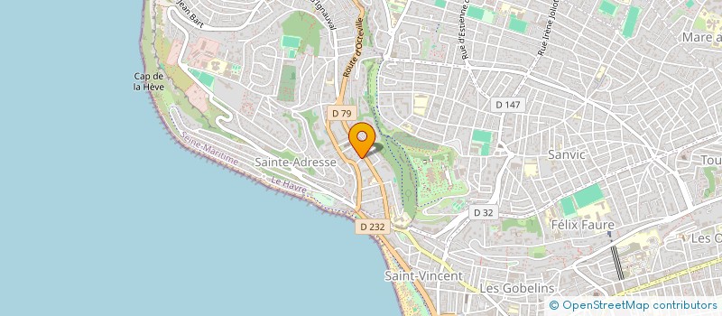 localisation de l'entreprise FLD  SAINTE-ADRESSE